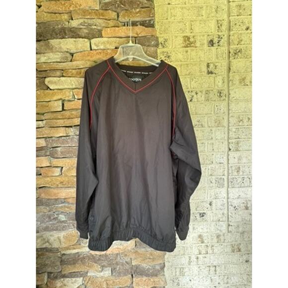 FootJoy Long Sleeve Windbreaker Shirt-Size Large-Black - Picture 1 of 6